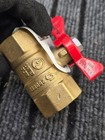 Watts 0545007 Gas Ball Valve 1  Brass 5 Psi -20 To 125 F Fnpt T-handle