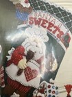 Bucilla Felt Christmas 16 Inch Stocking Kit Santa s Bakery New 86437