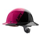 Lift Dax Fifty 50 Full Brim Hard Hat Pink Carbon Saftey Helmet