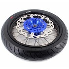 Kke 17  Wheels Tires Set For Suzuki Dr650se 1996-2026 Supermoto Motard Rims Blue