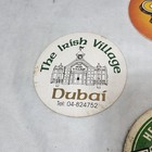 Coasters Lot Of 6 Vintage Beer Pub Bar Drink Cardboard Coasters Various Brands
