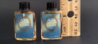 2 Vintage Fuller Brush Toilet Water Glass Bottle Samples Mystic Moment - Empty