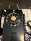 Vtg  Western Electric Black Classic Rotary Dial Wall Phone Modified Working