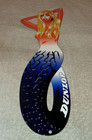 Vintage Dunlop Tires Blonde Mermaid Woman 15 Metal Marine Tire Gasoline Oil Sign