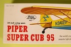 Guillow   s Piper Super Cub 95 Kit 303 1 18 Balsa Flying Model 24 