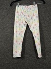 Btween Girls White Leggings With Multicolor Unicorns Size 6x