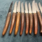 11 Pcs Vintage Rare Caramel Catalin Butterscotch Mixed Set Bakelite Knives  98