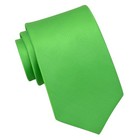 Men s Solid Color Necktie And Pocket Square Cufflinks Clip Set 3 15  8cm
