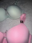 Victoria   s Secret T-shirt Push Up  Mint  used  And Pink  new  Bra Size 34c