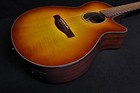Ibanez Aeg70 Lhh Acoustic Electric Cutaway Guitar Flame Maple Top Light Amber