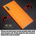 Sopiguard 3m Avery Carbon Fiber Sticker Skin Back Only For Samsung Note 10  Plus