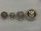 2003 South Africa 4 Coin Silver Proof Set   The Rhino    3 75 Oz  925 Fine