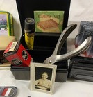 Vintage Huge Box Lot Office Supplies Grandpa s Desk Junk Drawer Photo Post Cards