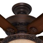 Hunter Fan 52 Inch Cocoa Finish Traditional Ceiling Fan With Bowl Light Kit