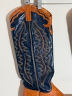 Vintage 70 s J Chisholm Western Cowboy Texas Embroidered Tall  Boots 6