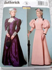 Butterick Pattern B6537 1890 s Victorian Edwardian Gibson Girl Dress Costume New