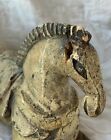 Rare Early Americana Antique 1800  Carved Painted Wooden Horse To Be Restored