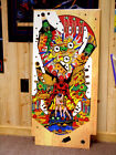 Williams Gorgar Pinball Machine Playfield Overlay With After Pictures