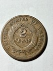 1868 Two Cent Piece Fine F Coin