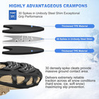 Ice Cleats For Shoes And Boots With 30 Spikes Anti Slip Snow Crampons
