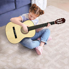 38  New Beginners Acoustic Guitar With Guitar Case  Strap  Tuner And Pick  natur