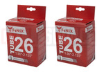 1pair  Fenix Inner Tube Schrader Valve 26x1 90-2 125 33mm Tube Tire Bike Bicycle