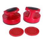 Air Hockey Pucks   Strikers Set - Ergonomic 4  Strikers  3  Abs Pucks  Chip-resi