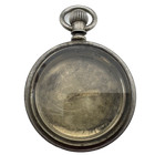 Antique 14 Size Unsigned Open Face Pocket Watch Case Silver Plated Scaled Usa