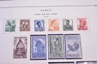 Papua Strong Used Collection On Scott Album Pages 1930 s - 1960 s      Haf