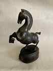 Vintage Chinese Bronze Horse Statue Replica Of Ming Dynasty Tang Style