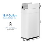 18 5 Gal Motion Sensor Kitchen Trash Can Touchless Garbage Bin Stainless Steel