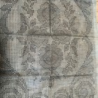 Vintage Paragon Rug Hooking Canvas Flowers 25    By 36   