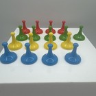 Sorry Board Game Replacement Pieces Parts Pawns Movers 16 Red Green Blue Yellow
