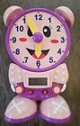 The Learning Journey Telly The Teaching Time Clock Pink Educational Works
