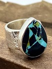 Hand Cast Turquoise Ring