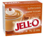 Jell-o Butterscotch Instant Pudding Mix  99g  4 Pack 