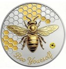2026 Bee Yourself 1oz Advp  999 Fine Copper High Relief Round In Capsule On Card