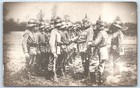 Wwi German Soldiers Stahlhelm Ludendorff Iron Cross Rppc Real Photo Postcard