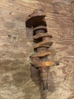 Vintage Industrial Machine Age Steel  Crankshaft 14 1 2  Steampunk Art Welding