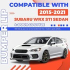 Front Bumper Lip Compatible With 2015-2021 Subaru Wrx Sti Sedan 4-door Cs