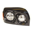 Fortpro Black Headlight For Freightliner Century 2005-2015  Both Sides