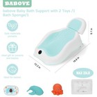 Baby Bath Tub newborn Bathtub with Thermometer Baby Bathtub baby Bath Support