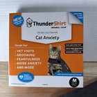 Thunder Shirt Cat Anxiety Jacket Solid Gray Medium  9 To 13 Lbs  New - Open Pkg