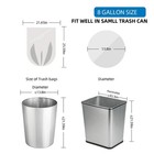 8 Gallon Kitchen Trash-bags Biodegradable-garbage-bag Unscented - Compostable   