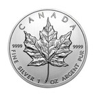 Lot Of 10 - 2012  5 Silver Canadian Maple Leaf 1 Oz Bu