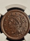 1853 Braided Hair Large Cent Unc Details Bn Type Set 1c Nice