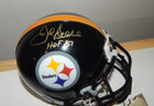 Mean Joe Greene Signed Autographed Hof87 Pittsburgh Steelers Mini Helmet Jsa Coa
