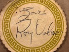 Roy Orbison Very Rare Early Autographed Coaster 1960s