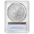 Presale - 2025-w Burnished  1 American Silver Eagle Pcgs Sp70 Fs Flag Label