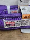 2 Endless Round Sling 4  Purple Web Synthetic Choker Tow Strap Rimsling 5 200lbs